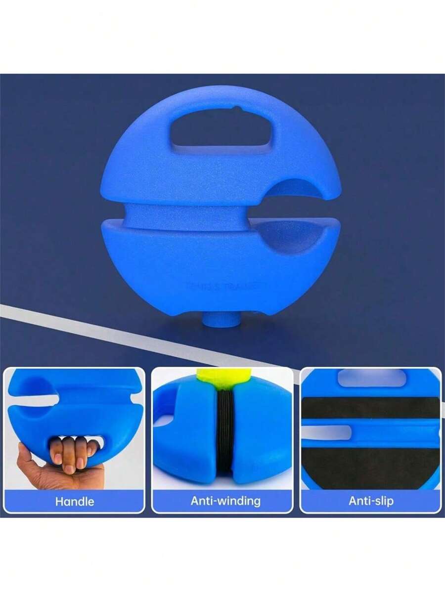 Professional Tennis Rebound Trainer – Solo Practice Tool for Adults & Beginners (PE Base)