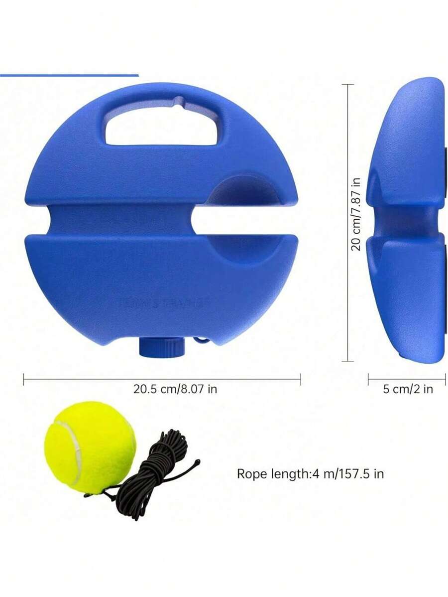 Professional Tennis Rebound Trainer – Solo Practice Tool for Adults & Beginners (PE Base)