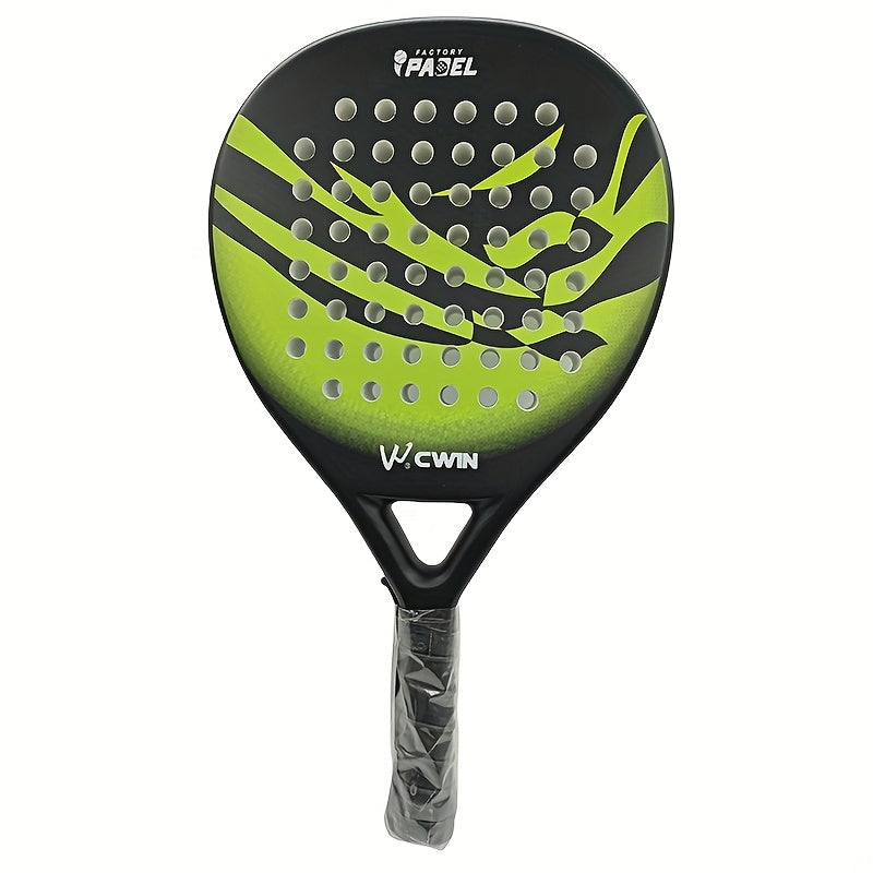 Carbon Fibre Padel Racket – Soft EVA Core – Lightweight Control Paddle with Carry Bag