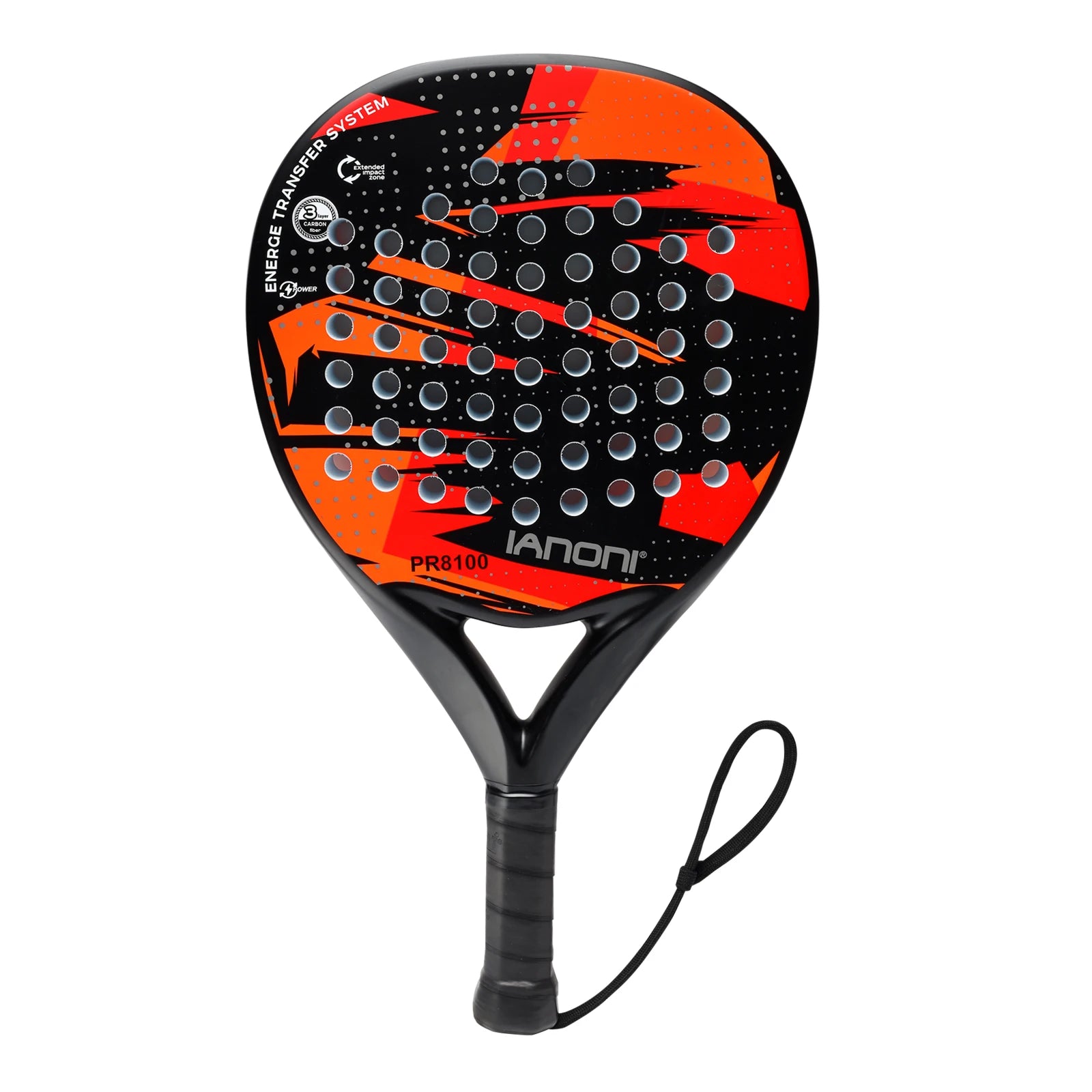 Padel Racket Carbon Fiber Surface with EVA Memory Foam