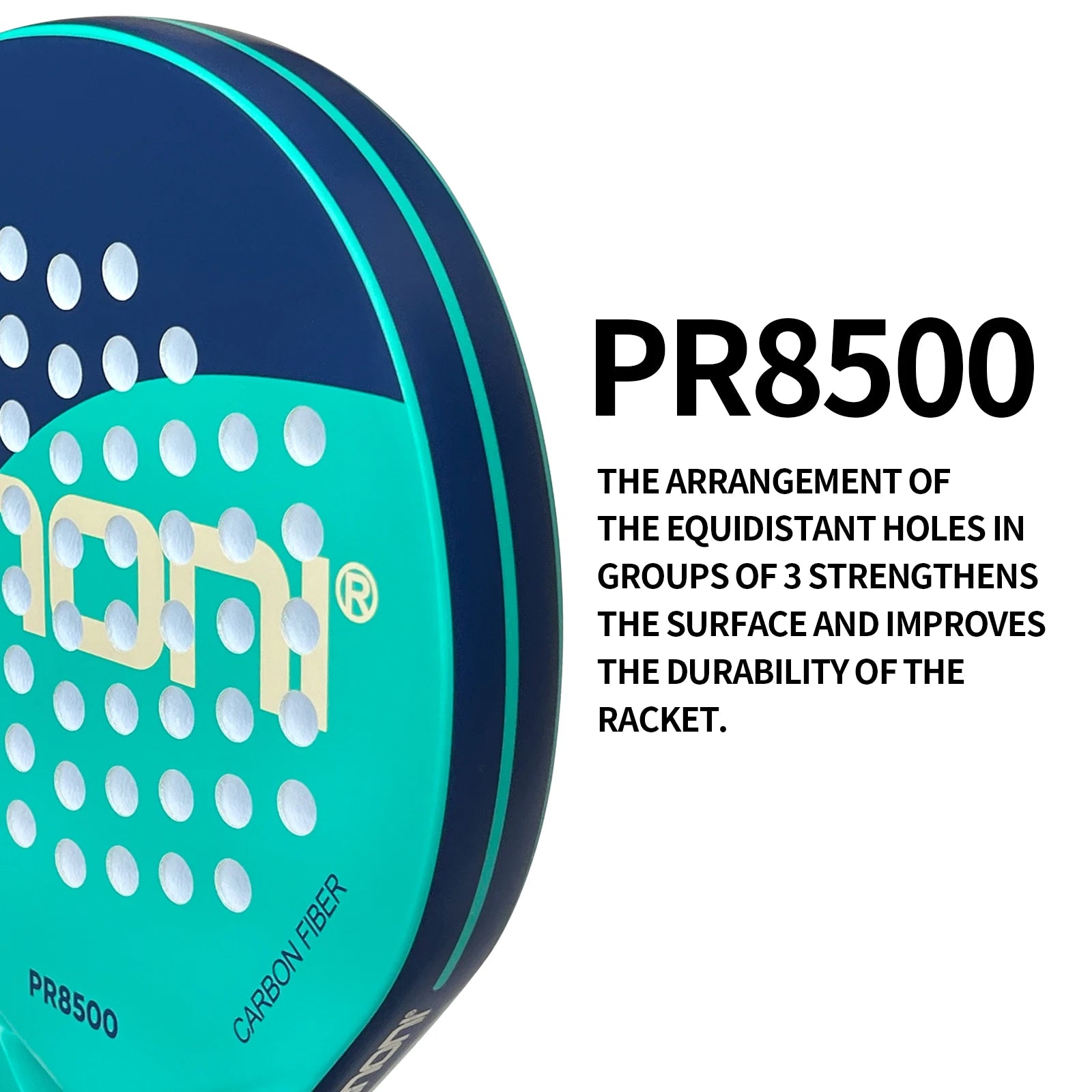 Carbon Fiber Padel Racket for Men & Women – Lightweight EVA Core Power Control Paddle