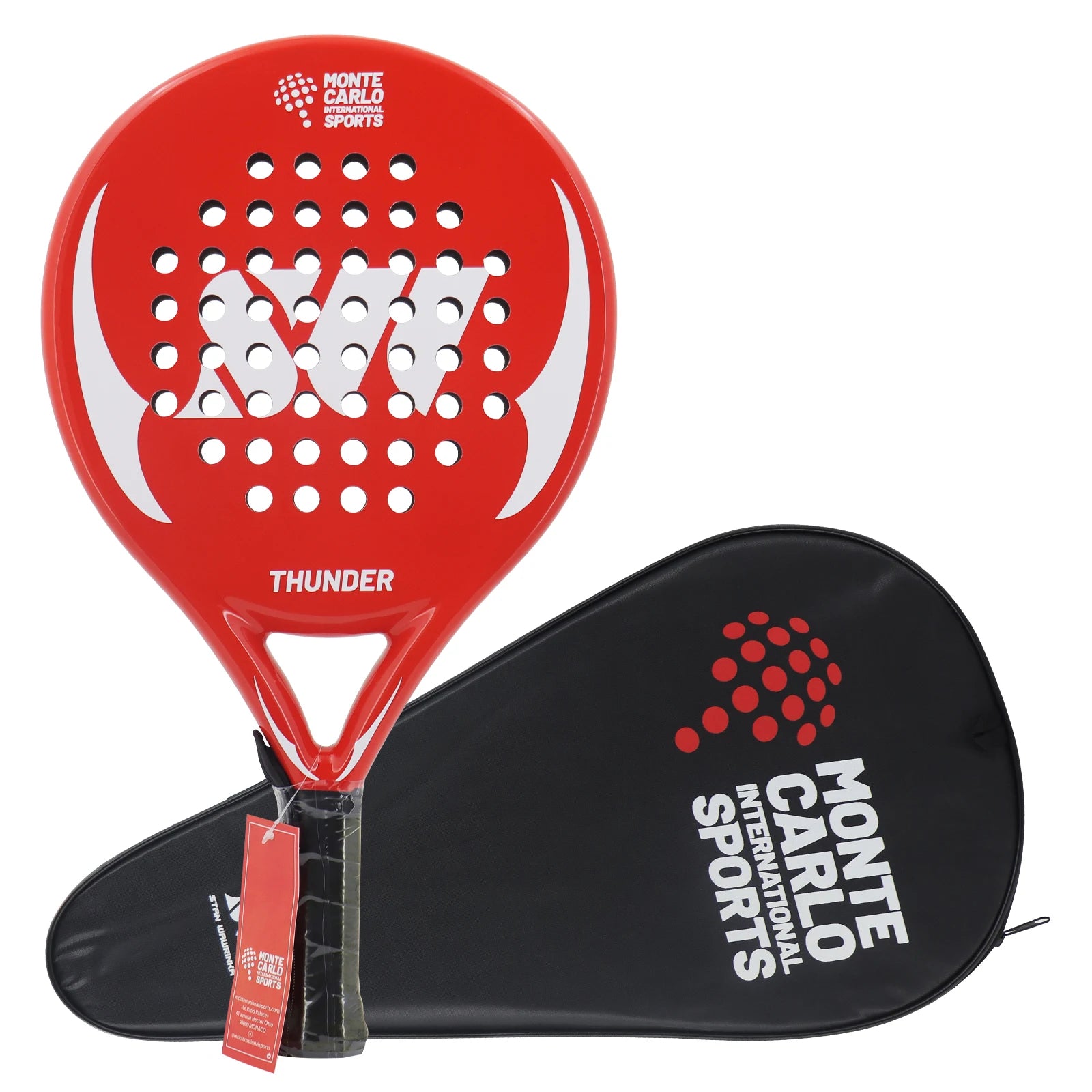 Carbon Fibre Padel Racket – EVA Memory Core – Rough Surface – Lightweight