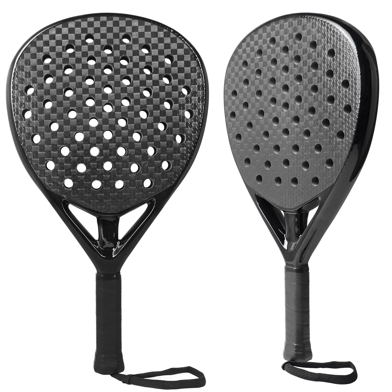 Carbon Fibre Padel Racket – EVA Memory Core – Rough Surface – Lightweight