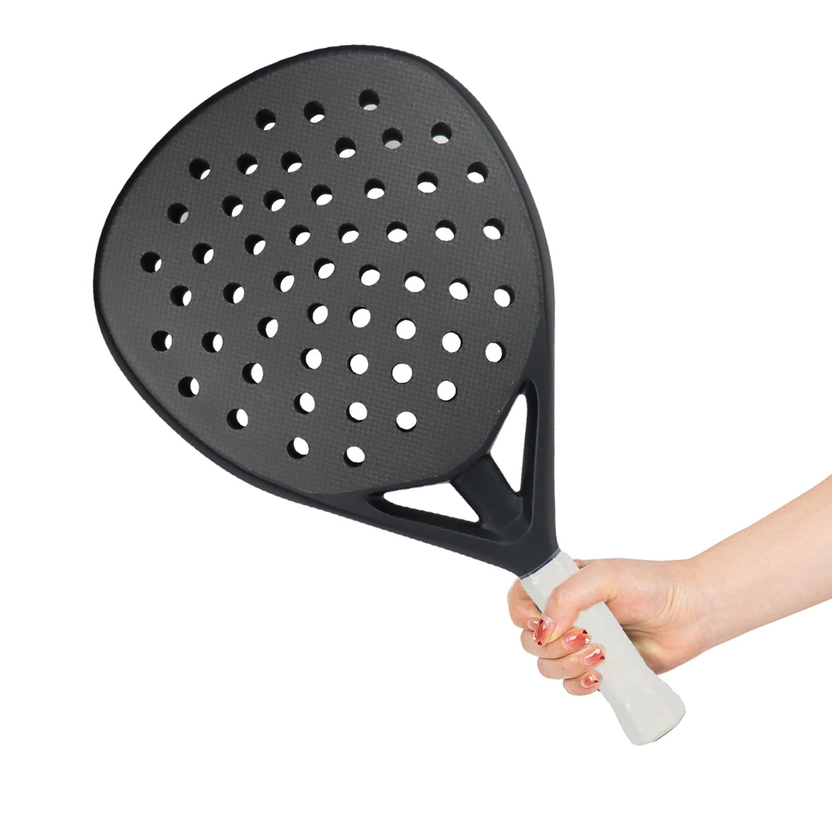 Carbon Fibre Padel Racket – EVA Memory Core – Rough Surface – Lightweight