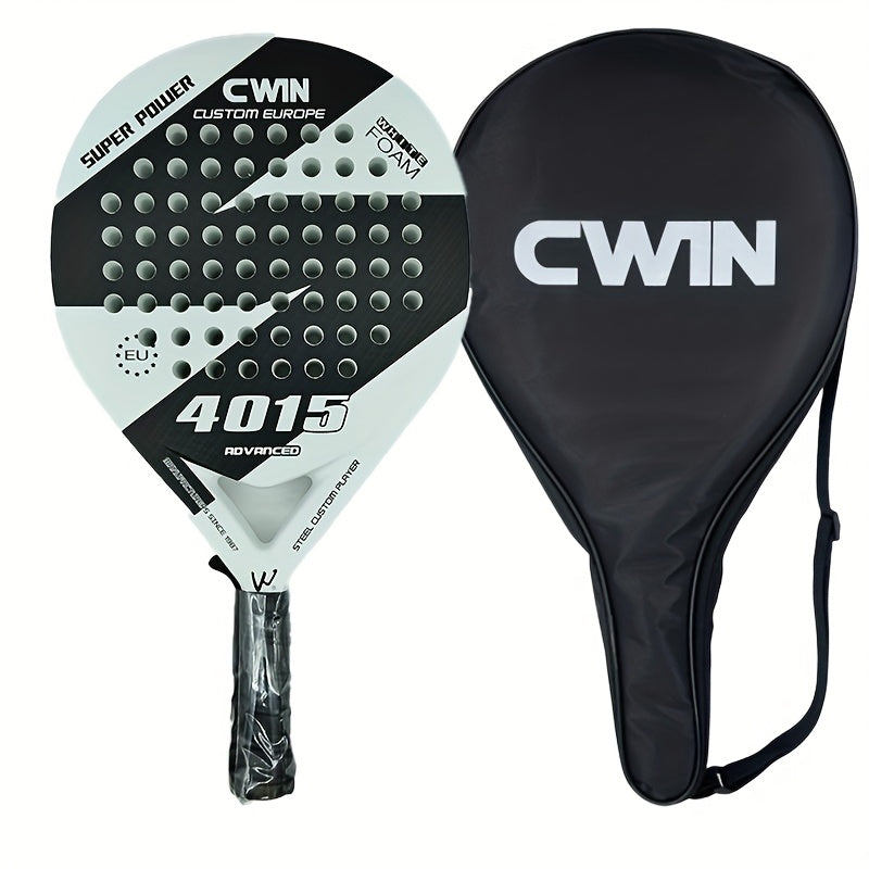 Carbon Fibre Padel Racket – Soft EVA Core – Lightweight with Carry Bag