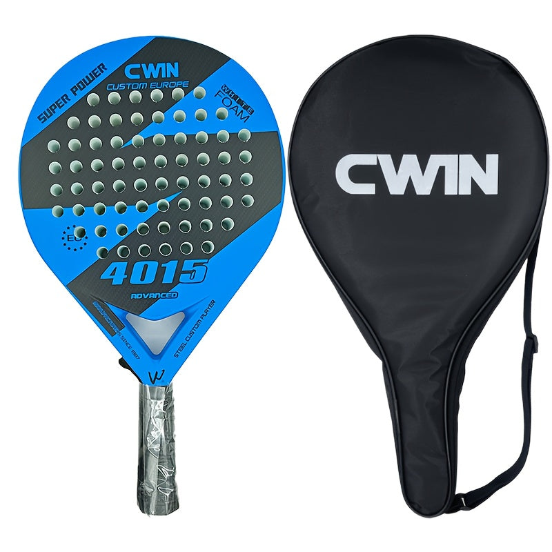 Carbon Fibre Padel Racket – Soft EVA Core – Lightweight with Carry Bag